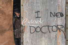 Refugees in Serbia during the winter