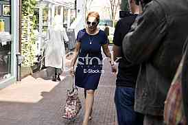 The funeral of actress Milena Dravic