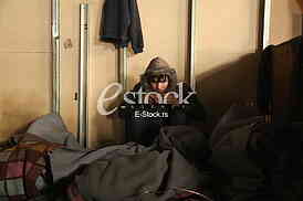 Refugees in Serbia during the winter