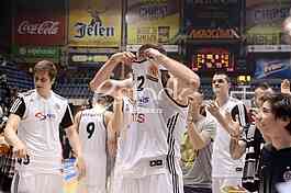  Partizan-Red Star, basketball derby game.