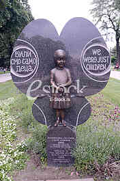  We were just children, monument in Tasmajdan Park