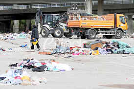 the flea market in New Belgrade