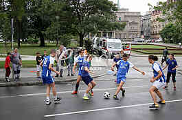 Football tournament of young categories