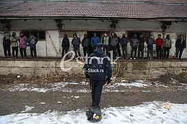 Migrants stuck in Serbia towards the EU