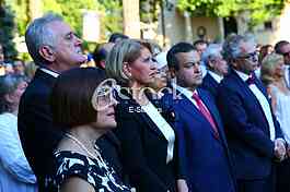 The traditional reception at the residence of the US ambassador