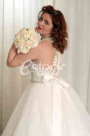 Salon wedding dress  White Fashion