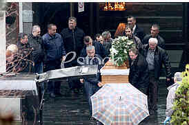 The funeral of Nebojsa Stojilkovic