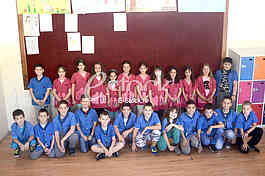 Uniforms for children in elementary school ''Aleksa Santic''.