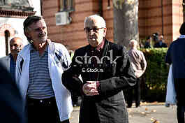 The funeral of actress Milena Dravic