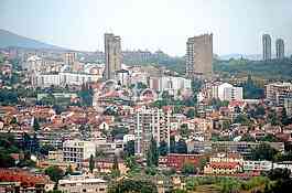  View from the Temple of Saint Sava in vozdovac