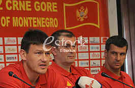 Press conference basketball team of Montenegro