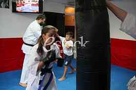 Training Kyokushin karate