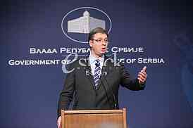 press conference,Aleksandar Vucic