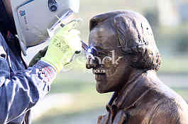  The monument to actor Dragan Nikolic