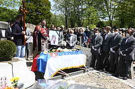 Milos Sobajic, sahrana