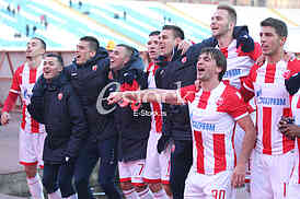 fk crvena zvezda vs fk javor ivanjica. na stadionu Rajka Mitica