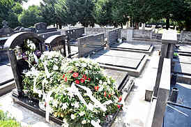 The funeral of a twenty-two year old Ognjen Ikac.