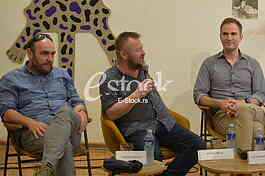 Zoran Panovic, Branko Rosic, Stefan Milenkovic tribina