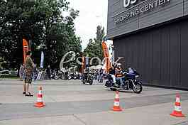 Promote and test drive of Harley Davidson