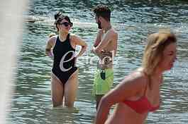 Zeljko Joksimovic daughter with boyfriend, Mina Joksimovic