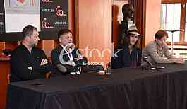 Press conference, theatrical play 