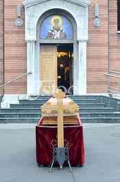 Burial of the remains Dimirija Tucovica
