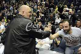 Partizan-Paok, (78:82), basketball game, FIBA league.