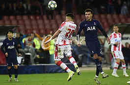 Njegos Petrovic Crvena zvezda vs Tottenham