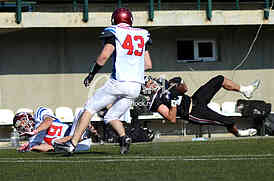 American football match