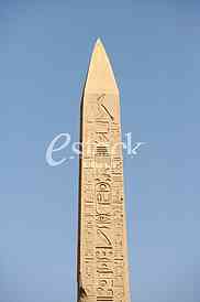 Ancient ruins of Karnak temple in Egypt in the summer