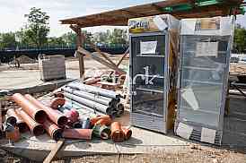 Aqua park construction site, Ada Ciganlija