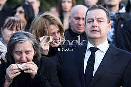 The burial of Desimir Dacic