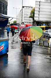 Rain in Belgrade, bad weather