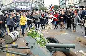 Celebration of the liberation of Belgrade in World War II

