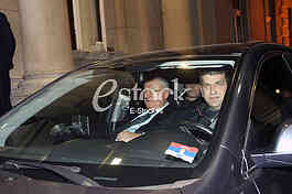 Vojislav Seselj u automobilu