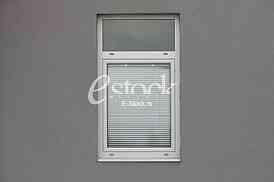 window at the gray wall, aluminum pvc window