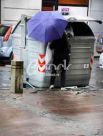 Rain in Belgrade, bad weather