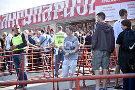Selling tickets on stadium Marakana for the Champions League