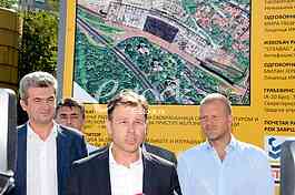 Beginning of construction in Prokop, Sinisa Mali