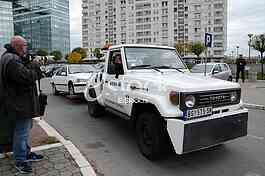  reports of an explosive device in the parking of Air Serbia, apartment block Belville Belgrade