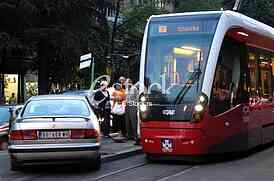 Car crash in Belgrade