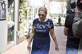 The funeral of actress Milena Dravic