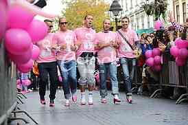 Race in the heels against Breast Cancer