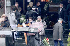 The funeral of Nebojsa Stojilkovic