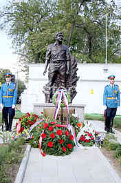 The monument to Major Milan Tepic