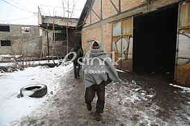 Refugees in Serbia during the winter