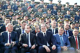 Dmitrij Medvedev Aleksandar Vucic Milorad Dodik Aleksandar Vulin