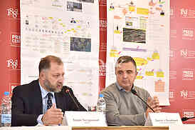Press conference of Dragan Vucicevic s editorial staff on Dragan Djilas s pressures and attempts to quit newspapers