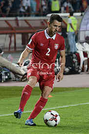 Serbia-Wales, football match.
