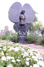  We were just children, monument in Tasmajdan Park